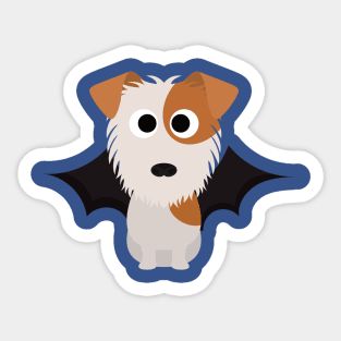 Jack Russell Halloween Fancy Dress Costume Sticker